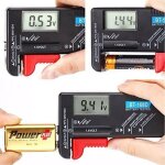 Letouch testeur de batterie lcd numerique universel pour pile bouton aa / aaa / c / d / 9v / 1. 5v