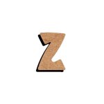 Lettre en bois - le geant de la fete - 15 cm - beige - adulte - mixte Lettre en bois - le geant de la fete - 15 cm - beige - adulte - mixte