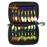 Leurre de pche kit truite bass pche cuillre spinner spinner at tackle bote artificielle hard baits ...