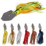 Leurre de pche - pzcc - vvikizy - 6 pices - 10 cm - 11g - paillettes rflchissantes