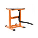 L�ve moto cross - sifam - orange - hauteur r�glable 29cm � 41cm - plateau 29cm x 23cm