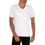 Levis pour des hommes t - shirt original  col en v blanc