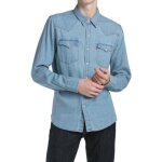 Levis classic barstow western denim chemise light wash homme Levis classic barstow western denim chemise light wash homme