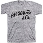 Levis tee shirt wordmark homme gris