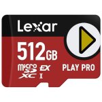 Lexar - carte play pro microsdxc? express - carte mémoire - 512gb - vitesse de lecture jusquà 900mo / ... Lexar - carte play pro microsdxc? express - carte mémoire - 512gb - vitesse de lecture jusquà 900mo / ...