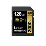 Lexar carte sd professional 2000x 128go 300 mo / s Lexar carte sd professional 2000x 128go 300 mo / s