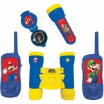Lexibook - kit daventurier super mario - talkie - walkies jumelles lampe torche et boussole