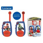 Lexibook mario talkies - walkies 200m jeu de communication pour enfant 2 canaux de communication piles ...