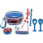 Lexibook - set musical spider - man - 7 instruments - rangement dans le tambour