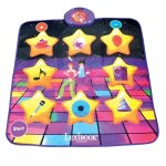 Lexibook - tapis de danse �lectronique - touches lumineuses - enceinte int�gr�e - violet / jaune - dm10 ...