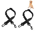 Ceinture de sécurité pour chien - leytn - lot de 2 - Élastique réglable - nylon résistant - anti - choc ... Ceinture de sécurité pour chien - leytn - lot de 2 - Élastique réglable - nylon résistant - anti - choc ...