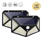 Applique murale - leytn® - 2pcs - 100 led - Étanche ip65 - détecteur de mouvement pir Applique murale - leytn® - 2pcs - 100 led - Étanche ip65 - détecteur de mouvement pir