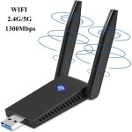 Cl usb wifi - leytn - 1300mbps - antenne 5dbi - usb 3. 0 - compatible windows / mac / linux
