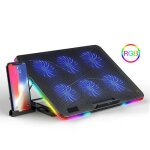 Leytn refroidisseur pour ordinateur portable 15. 6 pouces refroidisseur pc portable avec lumire colors ...