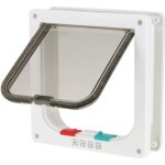 Chati�re pour chat - 4 portes verrouillables - convient aux petits chiens