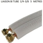 Prêt a poser liaison flare bi tube frigorifique m1 climatisation 1 / 4 3 / 8 raccords prêt montes 5 metres ... Prêt a poser liaison flare bi tube frigorifique m1 climatisation 1 / 4 3 / 8 raccords prêt montes 5 metres ...