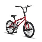 Licorne bike jump premium bmx systme de rotor  360 4 niveaux en acier [rouge, freestyle]