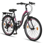 Vélo de ville - licorne bike - stella premium - 24 pouces - garçon - anthracite Vélo de ville - licorne bike - stella premium - 24 pouces - garçon - anthracite