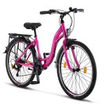 Vélo - licorne - stella premium city bike - 24 pouces - rose - fille Vélo - licorne - stella premium city bike - 24 pouces - rose - fille