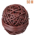 Bobine de lien tube creux antigel en pvc - diam 3 mm x 50 m - marron - linxor Bobine de lien tube creux antigel en pvc - diam 3 mm x 50 m - marron - linxor