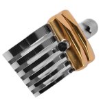 Ligature de saxophone - omabeta - tenor - acier inoxydable - facile  rgler - lger