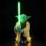 Lightailing jeu de lumieres pour star wars yoda modele en blocs de c