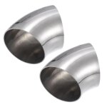 Ligne dchappement x autohaux 76mm 3 diamtre extrieur 45 degrs acier inox coude tube chappement coude ...