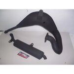 Ligne de pot d�chappement de d�tente giannelli pour moto yamaha 125 dtlc 1984 � 2001