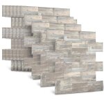 Autocollants carrelage - liliin - lot de 10 - pvc imperméable - décoration murale - 30x30 cm Autocollants carrelage - liliin - lot de 10 - pvc imperméable - décoration murale - 30x30 cm