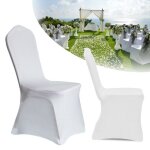 Housse de chaise - liliin - lot de 100 - Élastiques - lavables - universelles Housse de chaise - liliin - lot de 100 - Élastiques - lavables - universelles