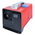 Liliin 8kw 12v chauffage de stationnement diesel avec t�l�commande interrupteur lcd noir + rouge type ...