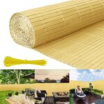 Liliin canisse pvc pour jardin balcon terrasse cl�ture brise - vent stores balcon brise vue 120x500cm ...