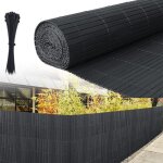 Liliin canisse pvc pour jardin balcon terrasse clture brise - vent stores balcon brise vue 180x300cm ...