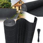Liliin canisse pvc pour jardin balcon terrasse clture brise - vent stores balcon brise vue 180x500cm ...