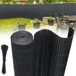 Liliin canisse pvc pour jardin balcon terrasse clôture brise - vent stores balcon brise vue 90x300cm ... Liliin canisse pvc pour jardin balcon terrasse clôture brise - vent stores balcon brise vue 90x300cm ...