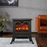Liliin chemine lectrique avec chauffage avec effet flamme led chauffage 750 w - 1 500 w