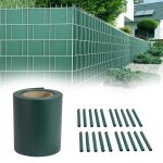 Liliin couverture de cl�ture en pvc 19cm x 35m rouleau de brise vueprotection visuelle jardin balcon ...