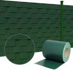 Liliin couverture de cl�ture en pvc 19cm x 65m rouleau de brise vueprotection visuelle jardin balcon ...