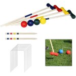 Liliin jeu de croquet pour 4 joueurs jeu de croquet en plein air jardin amusant bois