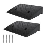 Rampe de trottoir en caoutchouc - liliin - lot de 2 - 11 cm de haut - robuste - portable Rampe de trottoir en caoutchouc - liliin - lot de 2 - 11 cm de haut - robuste - portable