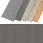 Revtement de sol pvc - liliin - dalles autocollantes - 9144 x 1524 cm - impermable - 18 pices pour ...
