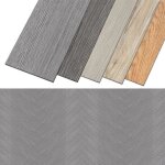 Revtement de sol pvc - liliin - dalles autocollantes - 9144 x 1524 cm - impermable - 18 pices pour ...