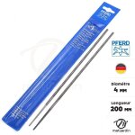 Limes pour lafftage de chane trononneuse. pferd  4 mm. l 200 mm. par 2