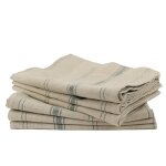 Linandelle - lot de 6 torchons métis naturel lin - coton brasserie - linandelle - vert - cuisine Linandelle - lot de 6 torchons métis naturel lin - coton brasserie - linandelle - vert - cuisine