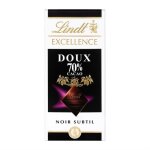 Lindt - excellence noir doux 70% de cacao 100g - lot de 4 Lindt - excellence noir doux 70% de cacao 100g - lot de 4