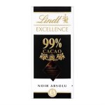Lindt - excellent noir 99% cacao 50g - lot de 4 Lindt - excellent noir 99% cacao 50g - lot de 4