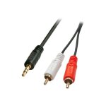 Lindy premium câble audio rca x 2 (m) pour mini jack stéréo (f) 10 m Lindy premium câble audio rca x 2 (m) pour mini jack stéréo (f) 10 m