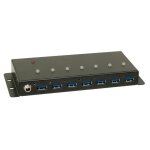 Concentrateur (hub) usb 3. 0 industrie - lindy - 7 ports - boitier blind