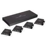 Splitter extender hdmi - lindy - 4 ports - 50m - full hd 1920x1080 - power over cat. 6