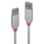 Rallonge usb 2. 0 type a - anthra line - 5m - gris - lindy